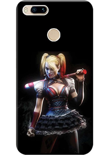 Xiaomi Mi 5x / Mi A1 Kılıf Desen Baskılı Silikon Kapak Knight Harley Quinn STK:597