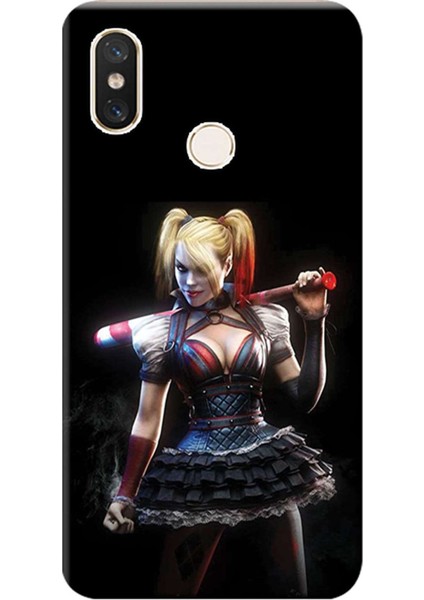 Xiaomi Mi 8 Se Kılıf Desen Baskılı Silikon Kapak Knight Harley Quinn STK:597