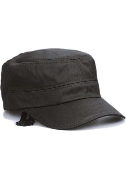 Düz Siyah Castro Şapka