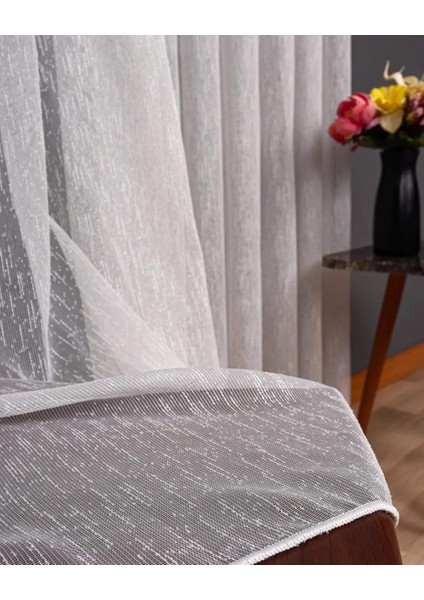 Yeni Sezon Keten Doku Stria Desen 1x3 Pileli Tül Perde fiyatları