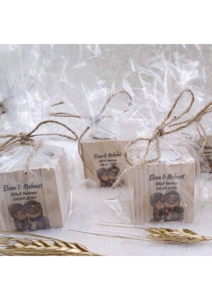 30 Adet Ahşap Mumluk Kız Bebek Liği Kuğu Uv Baskılı 5x5 fiyatları