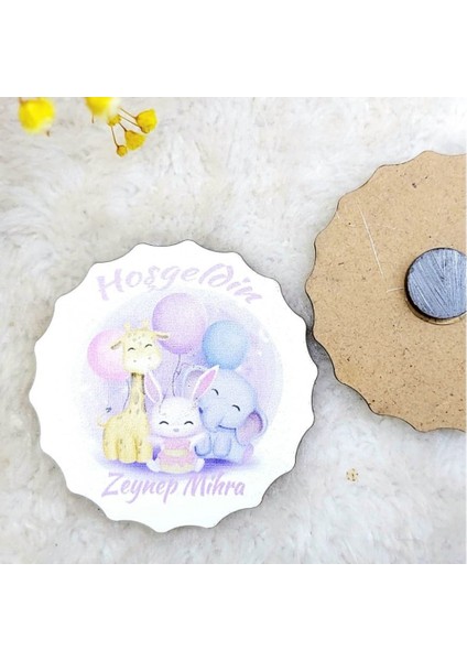 30 Adet Ahşap Manet Bebek Liği