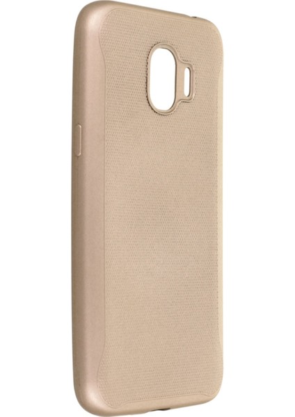 Samsung Galaxy J2 Pro 2018 Kılıf Premium Rubber Silikon - Gold