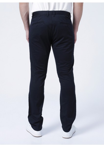 Normal Bel Regular Fit Düz Lacivert Erkek Chino Pantolon - Cm-P-51