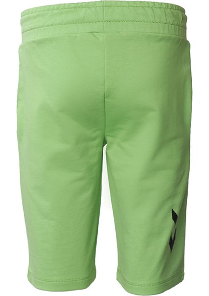 931413-2110 Regular Fit Baskılı Yeşil Erkek Çocuk Şort