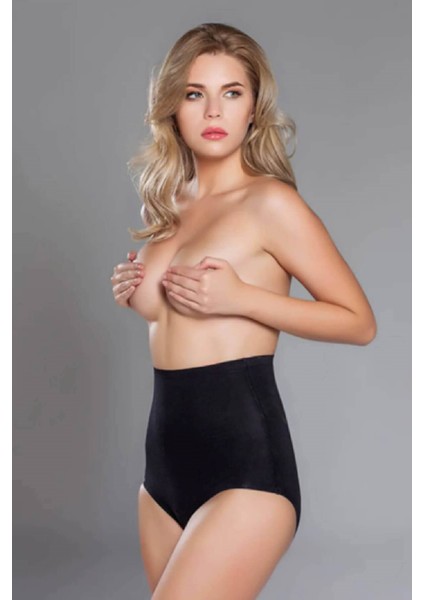 4005 Kadın Lazer Kesim Yüksek Bel Slip Korse