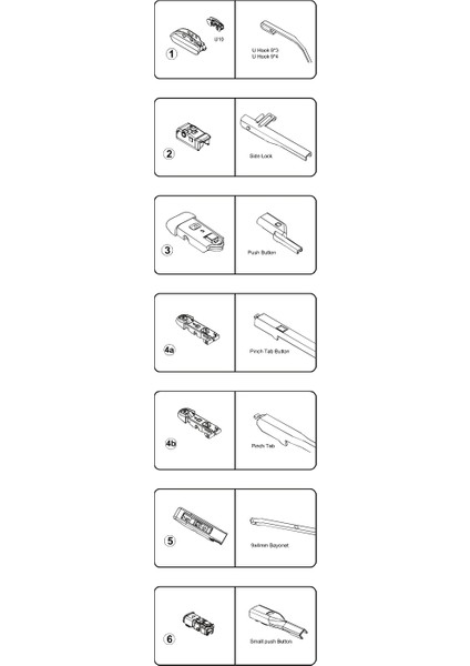 Hyundai I30 2007 - 2011 Ön Muz Silecek Takımı