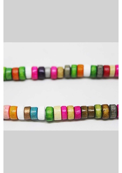 Ahşap Dizi Rondela Karışık Renkler modelleri