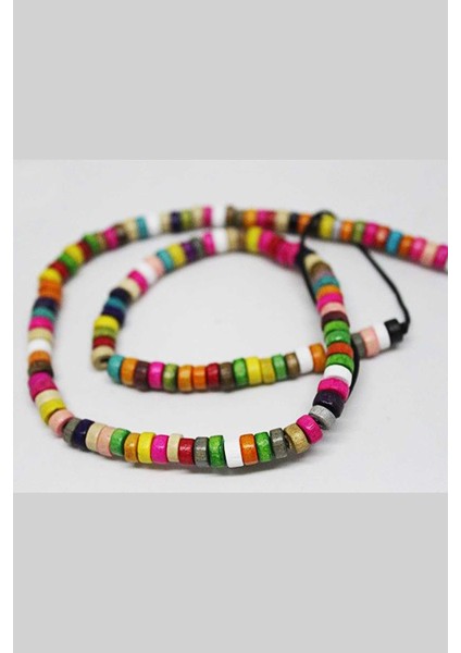 Ahşap Dizi Rondela Karışık Renkler indirimleri