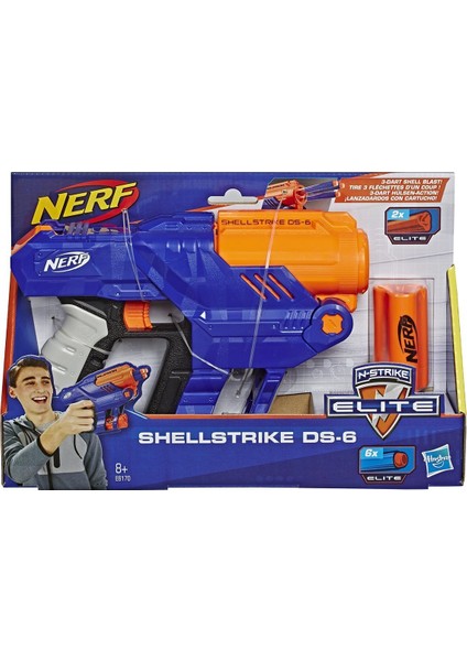 E6170 Nerf Elite Shellstrike Ds-6 / +8 Yaş
