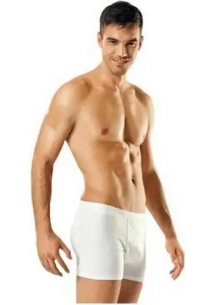 0114-3 Erkek Likralı Boxer 6'li Paket