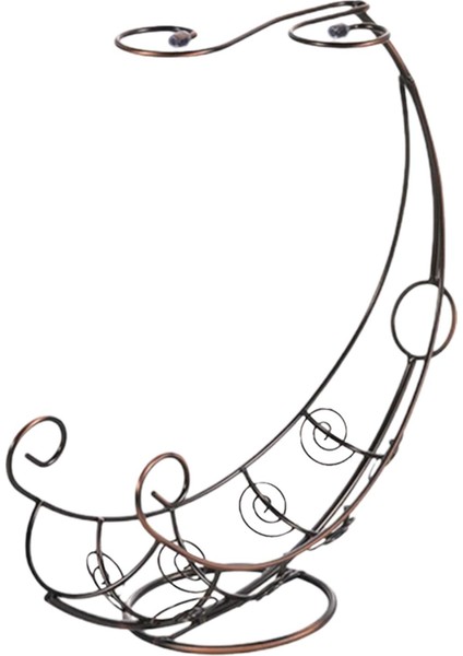 Metal İçecek Şişesi Standı - Kahverengi (Yurt Dışından)