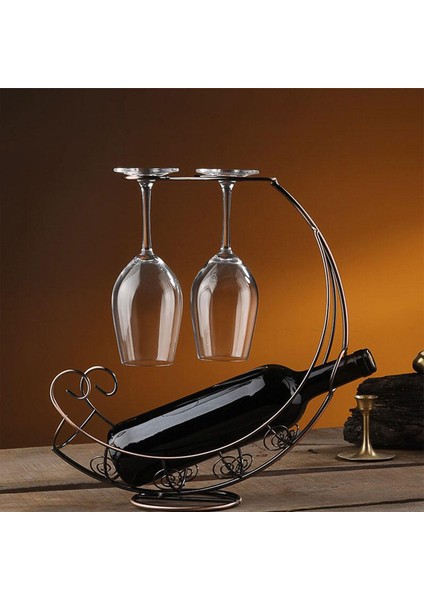 Metal İçecek Şişesi Standı - Kahverengi (Yurt Dışından) fiyatları