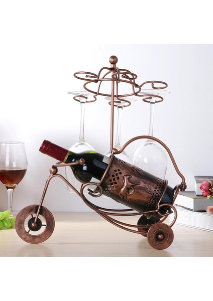 Yaratıcı Şarap Tutucu Sanatsal Masa Otu Tezgah Için Ekran Şarap Rafları modelleri
