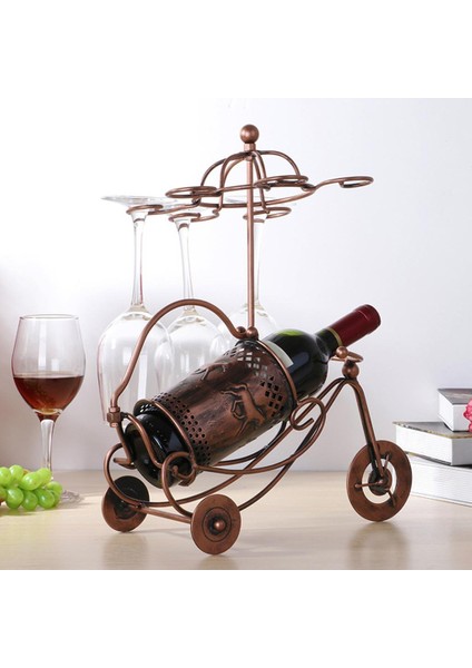 Yaratıcı Şarap Tutucu Sanatsal Masa Otu Tezgah Için Ekran Şarap Rafları fırsatları