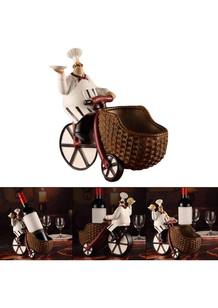 Şef Şarap Rafı Organizatör Dekoratif Şarap Tutucu Kabine Ev Yemek Odası Için fırsatları