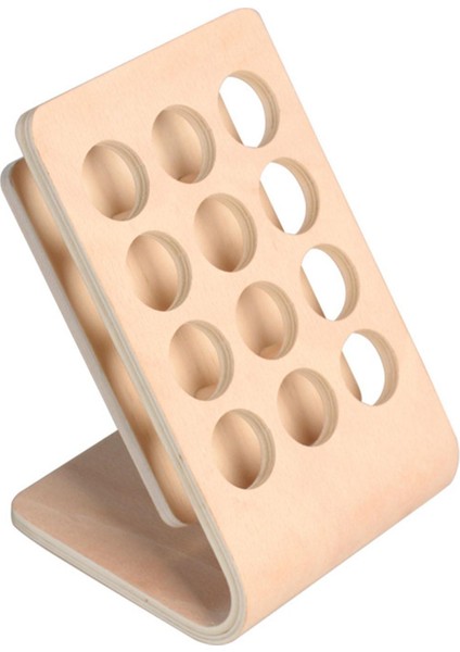 Esansiyel Yağ Depolama Rafı Kayın Ahşap 12 Şişeler Seyahat Için 15 ml Büyük(Yurt Dışından) fiyatları