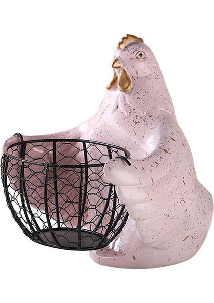 Tel Sepetleri Tavuk Süsleme Masaüstü Meyve Snacks Için Çok Amaçlı Yumurta Tutucu Pembe fiyatları