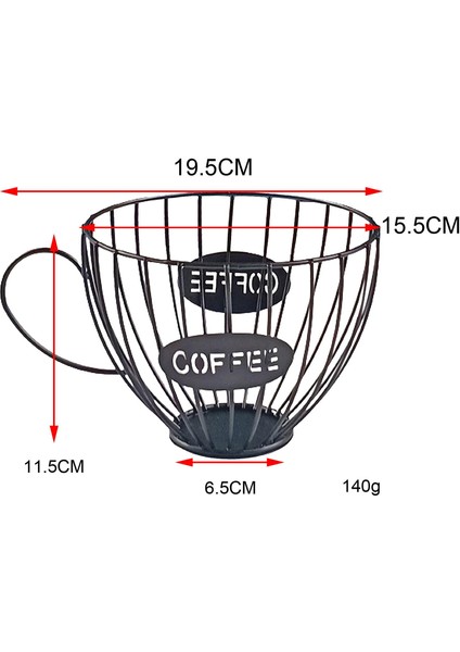 Kupası Kaleci Siyah Organizatör Kahve Kapsül Depolama Siyah indirimleri