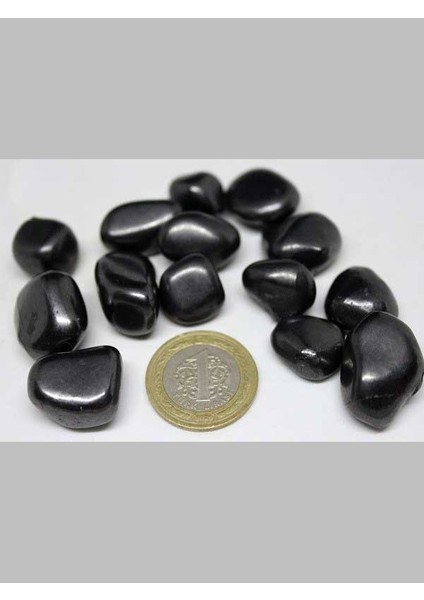 Shungite (Şungit) Taşı tamburlanmış (3-6gram)