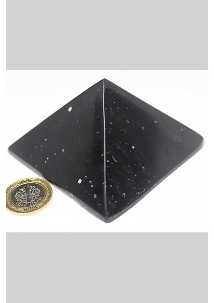 Obsidyen Taşı Piramit - 315GR Hafif Kusurlu fırsatları