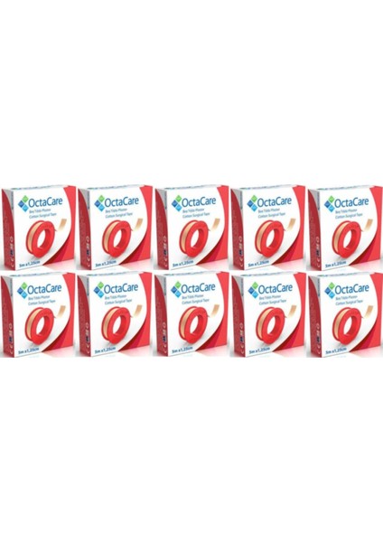 Octamed C0501 Tıbbi Bez Flaster 5m x 1,25CM 10 Adet