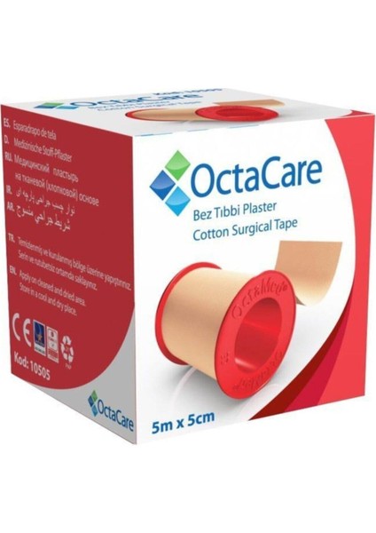 Octamed C0505 Tıbbi Bez Flaster 5m x 5cm