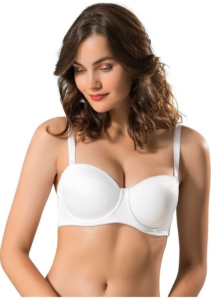 Kadın Ten Sylvia B-C Cup Desteksiz Dolgusuz Toparlayıcı Sütyen 9300