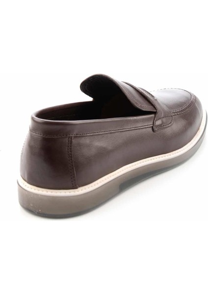 Kahve Leather Erkek Loafer Ayakkabı E017283816