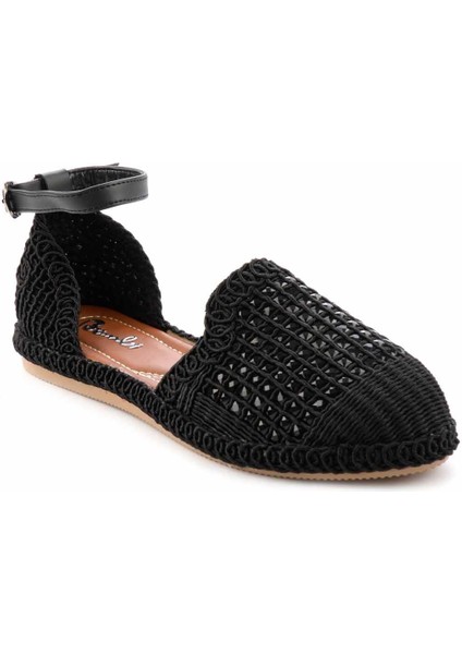 Siyah Örgü Kadın Espadril K018231707 modelleri