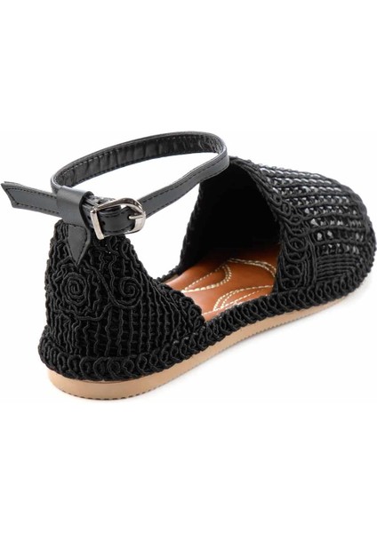 Siyah Örgü Kadın Espadril K018231707 fırsatları