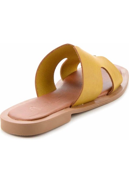 Hardal Leather Kadın Terlik K048260500 fırsatları