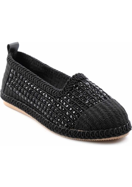 Siyah Örgü Kadın Espadril K018230125 modelleri