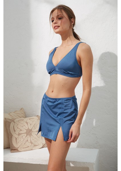 Pearl Etekli Fra Bikini Indigo 221215