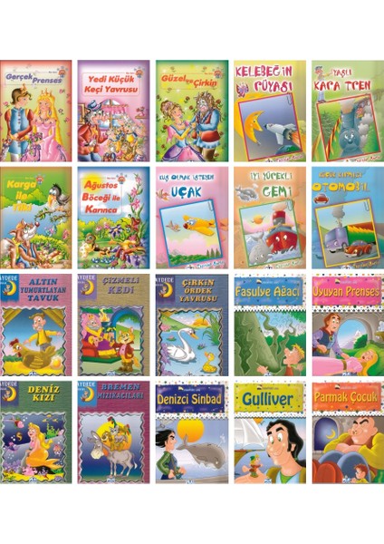1. Sınıf Hikaye Seti 20 Kitap Büyük Boy (Fırat)