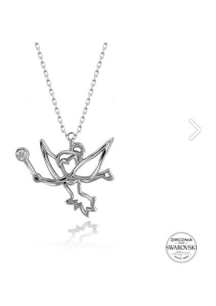 Peri 925 Ayar Swarovski Kolye