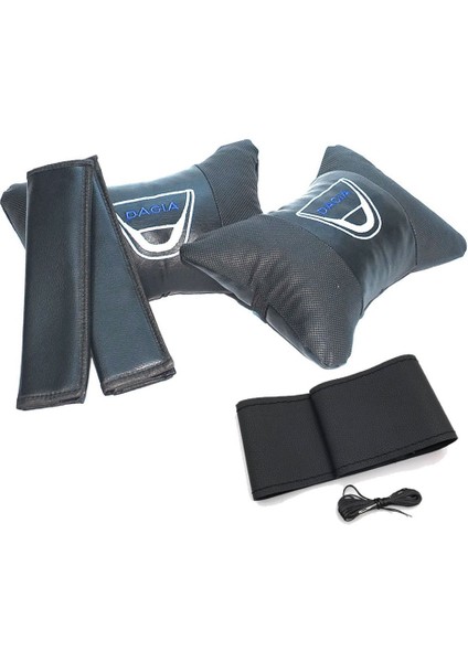 Dacia Logolu Konfor Seti Yastık-Kemer-Kılıf