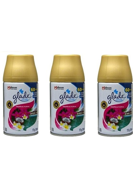 Yedek Sprey Oda Kokusu Tropikal Floral 269 ml x 3 Adet