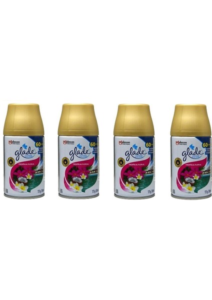 Yedek Sprey Oda Kokusu Tropikal Floral 269 ml x 4 Adet