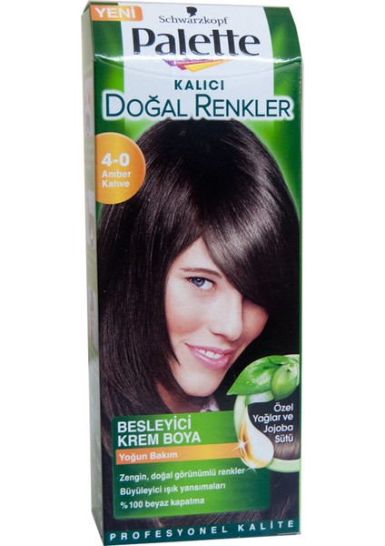 Natural Saç Boyası 4-0 Amber Kahve fiyatları