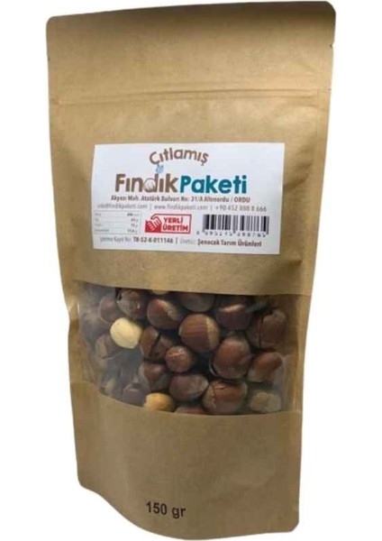 Kabuğunda Kavrulmuş Çıtlamış Kabuklu Fındık 150 gr