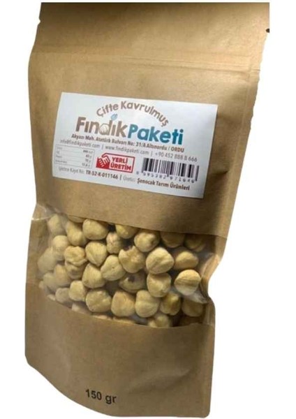 Fındık Paketi Çifte Kavrulmuş Iç Fındık 150 gr