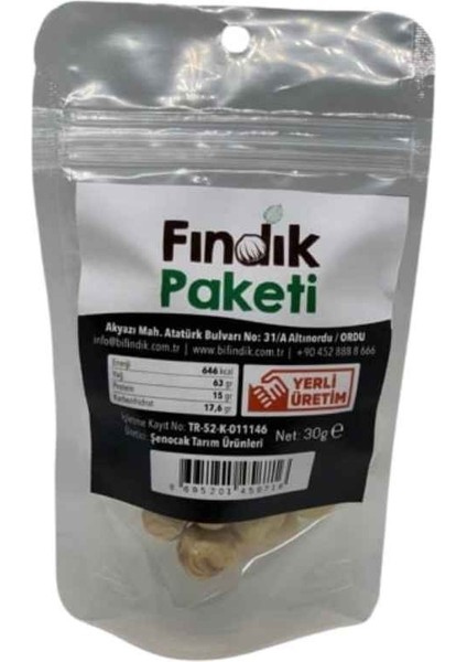 Kavrulmuş Iç Fındık 30 gr