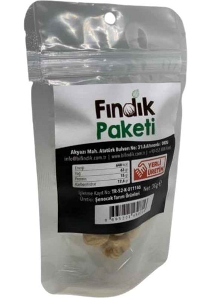 Kavrulmuş Iç Fındık 30 gr