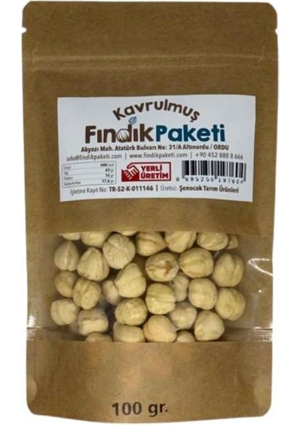 Kavrulmuş Iç Fındık 100 gr