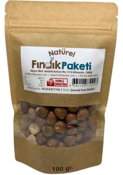 Natürel Iç Fındık 100 gr