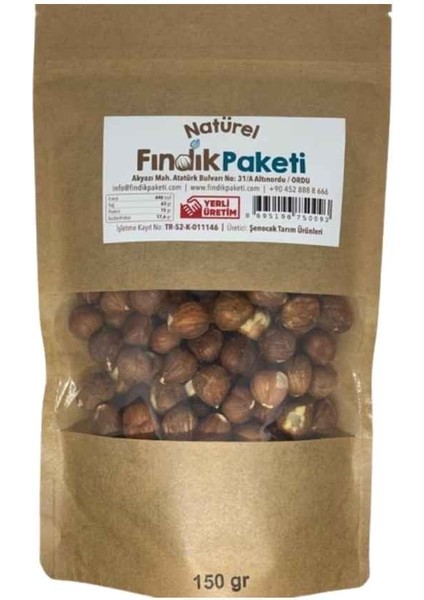 Fındık Paketi Natürel Iç Fındık 150 gr