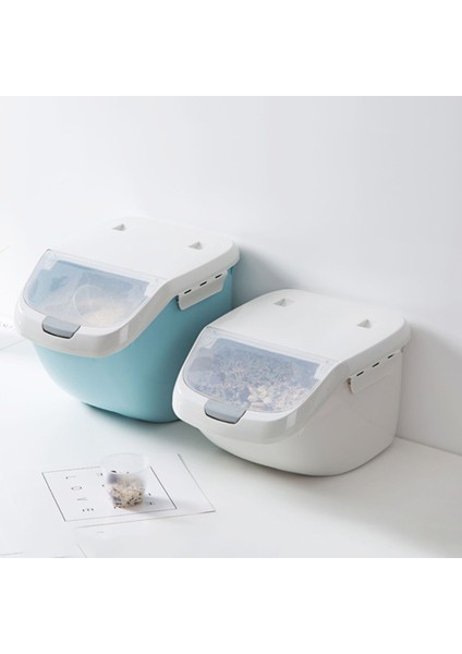 Mühürlü 6 Kg Turuncu Pirinç Dağıtıcı Tahıl Tahıl Saklama Kutusu Mühürlü Nem Geçirmez Pet Gıda Saklama Konteyner Küf Anti Oksidasyon | Şişeler, Kavanozlar Ve Kutular (Yurt Dışından) modelleri