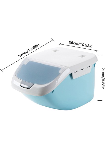 Mühürlü 6 Kg Turuncu Pirinç Dağıtıcı Tahıl Tahıl Saklama Kutusu Mühürlü Nem Geçirmez Pet Gıda Saklama Konteyner Küf Anti Oksidasyon | Şişeler, Kavanozlar Ve Kutular (Yurt Dışından) fırsatları