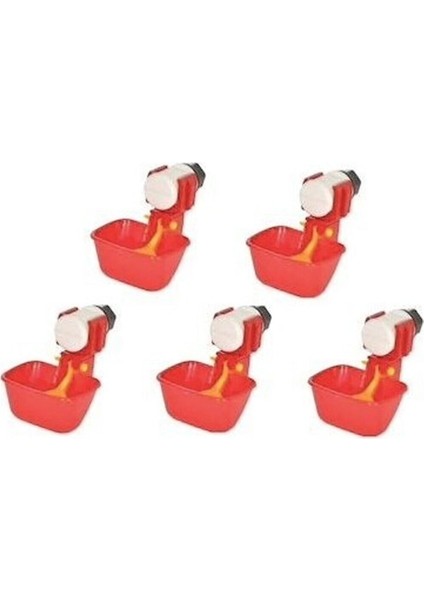 Dilli Tüplü Otomatik Tavuk Civciv Suluğu Depoya Monte Edilebilir 5'li